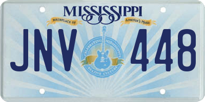 MS license plate JNV448