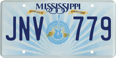MS license plate JNV779
