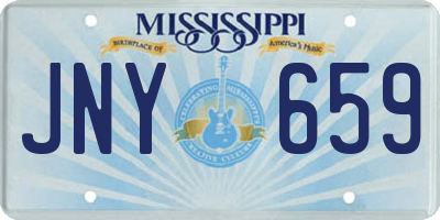 MS license plate JNY659