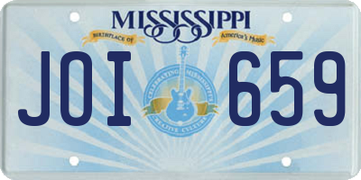 MS license plate JOI659