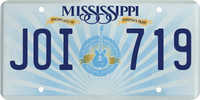 MS license plate JOI719