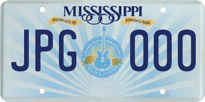 MS license plate JPG000