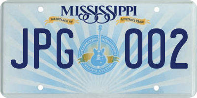 MS license plate JPG002