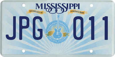 MS license plate JPG011