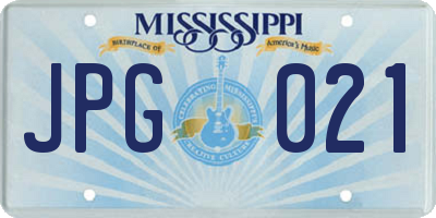 MS license plate JPG021