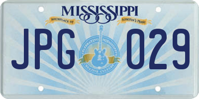 MS license plate JPG029
