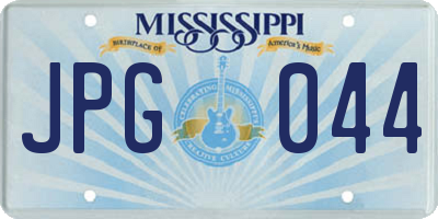 MS license plate JPG044