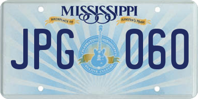 MS license plate JPG060