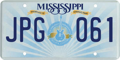 MS license plate JPG061