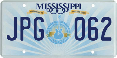 MS license plate JPG062