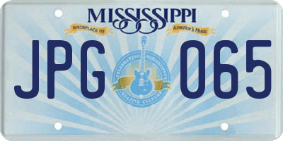 MS license plate JPG065