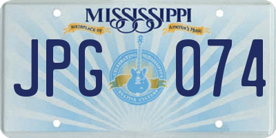 MS license plate JPG074