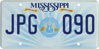 MS license plate JPG090