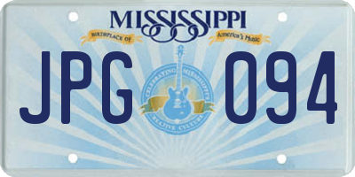 MS license plate JPG094