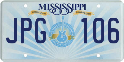 MS license plate JPG106