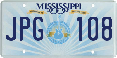 MS license plate JPG108