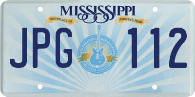 MS license plate JPG112
