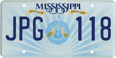 MS license plate JPG118