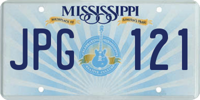 MS license plate JPG121