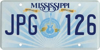 MS license plate JPG126