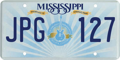 MS license plate JPG127