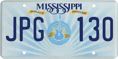 MS license plate JPG130