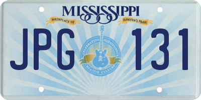 MS license plate JPG131