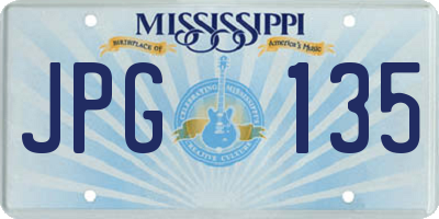 MS license plate JPG135