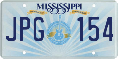 MS license plate JPG154