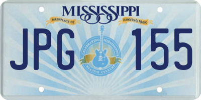 MS license plate JPG155