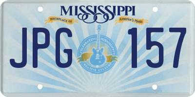 MS license plate JPG157