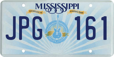 MS license plate JPG161
