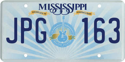 MS license plate JPG163