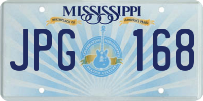 MS license plate JPG168