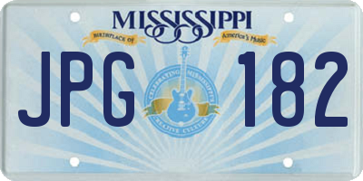 MS license plate JPG182