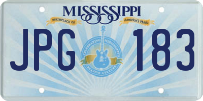 MS license plate JPG183