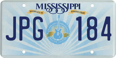 MS license plate JPG184