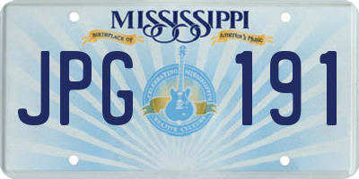 MS license plate JPG191