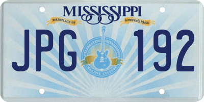 MS license plate JPG192