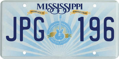 MS license plate JPG196