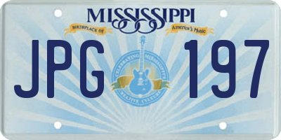 MS license plate JPG197