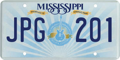 MS license plate JPG201