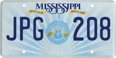 MS license plate JPG208