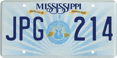 MS license plate JPG214