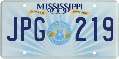 MS license plate JPG219