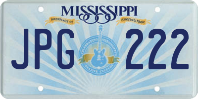 MS license plate JPG222