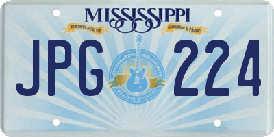 MS license plate JPG224