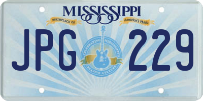 MS license plate JPG229
