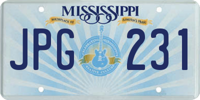 MS license plate JPG231