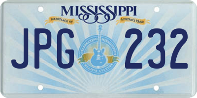 MS license plate JPG232